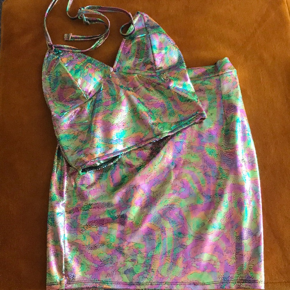 Dolls Kill Shiny 2 pc set